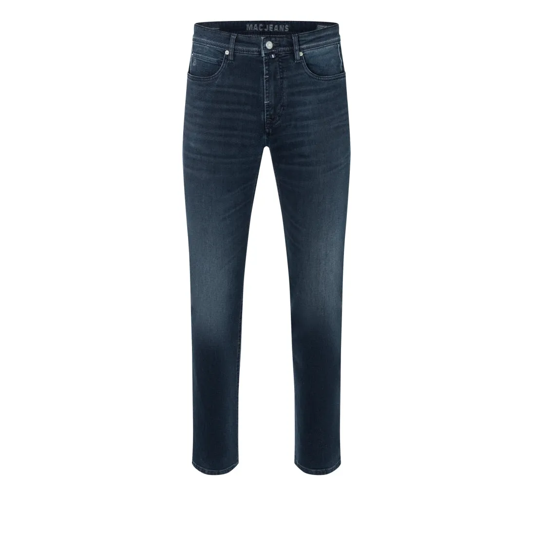 MAC Arne Modern Fit Left Handed Denim Jeans 0976L Deep Blue Authentic Used