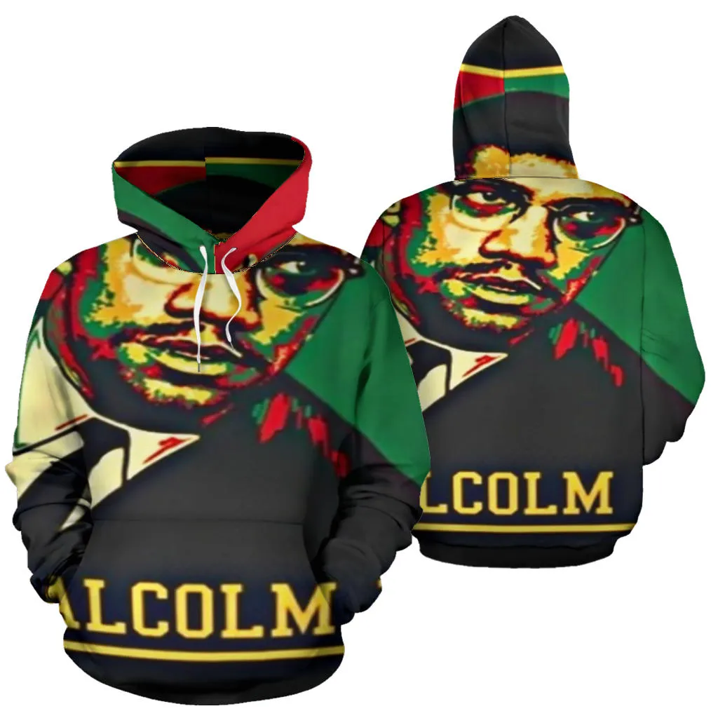 Malcolm X Graffiti Hoodie