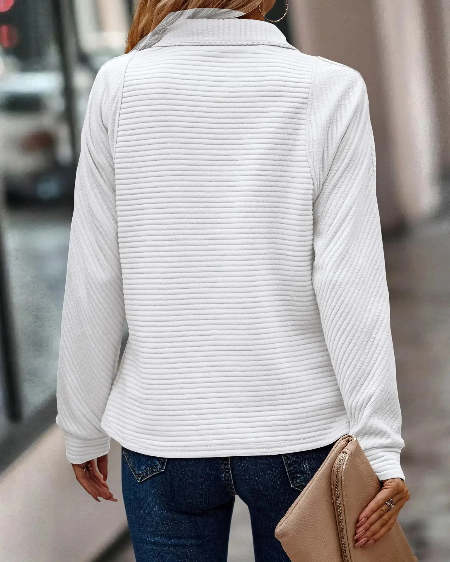 Margiela Maris Skipper-Trikot | Warmer Pullover mit Reißverschluss für Damen