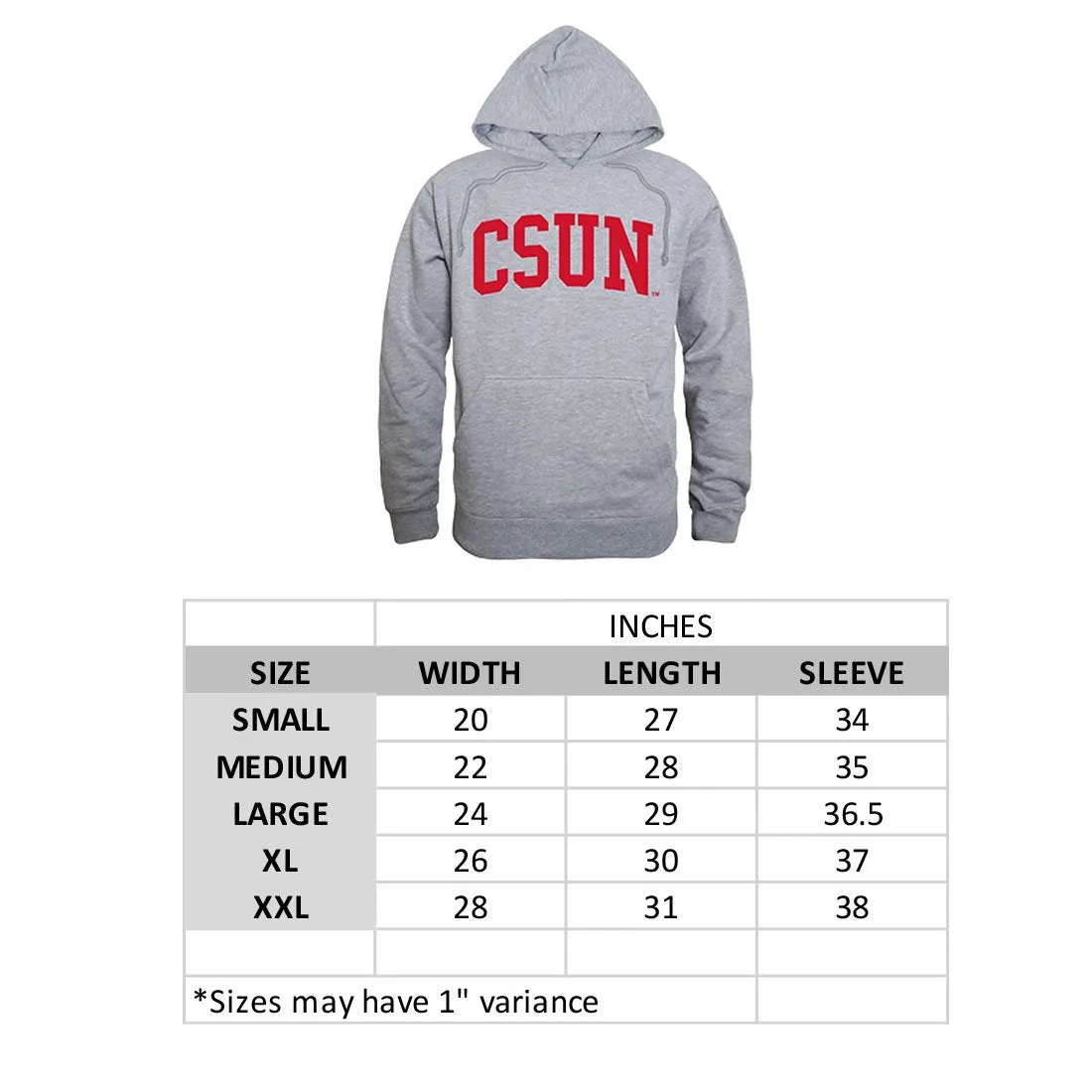 Millikin University Game Day Hoodie Sweatshirt Heather Grey