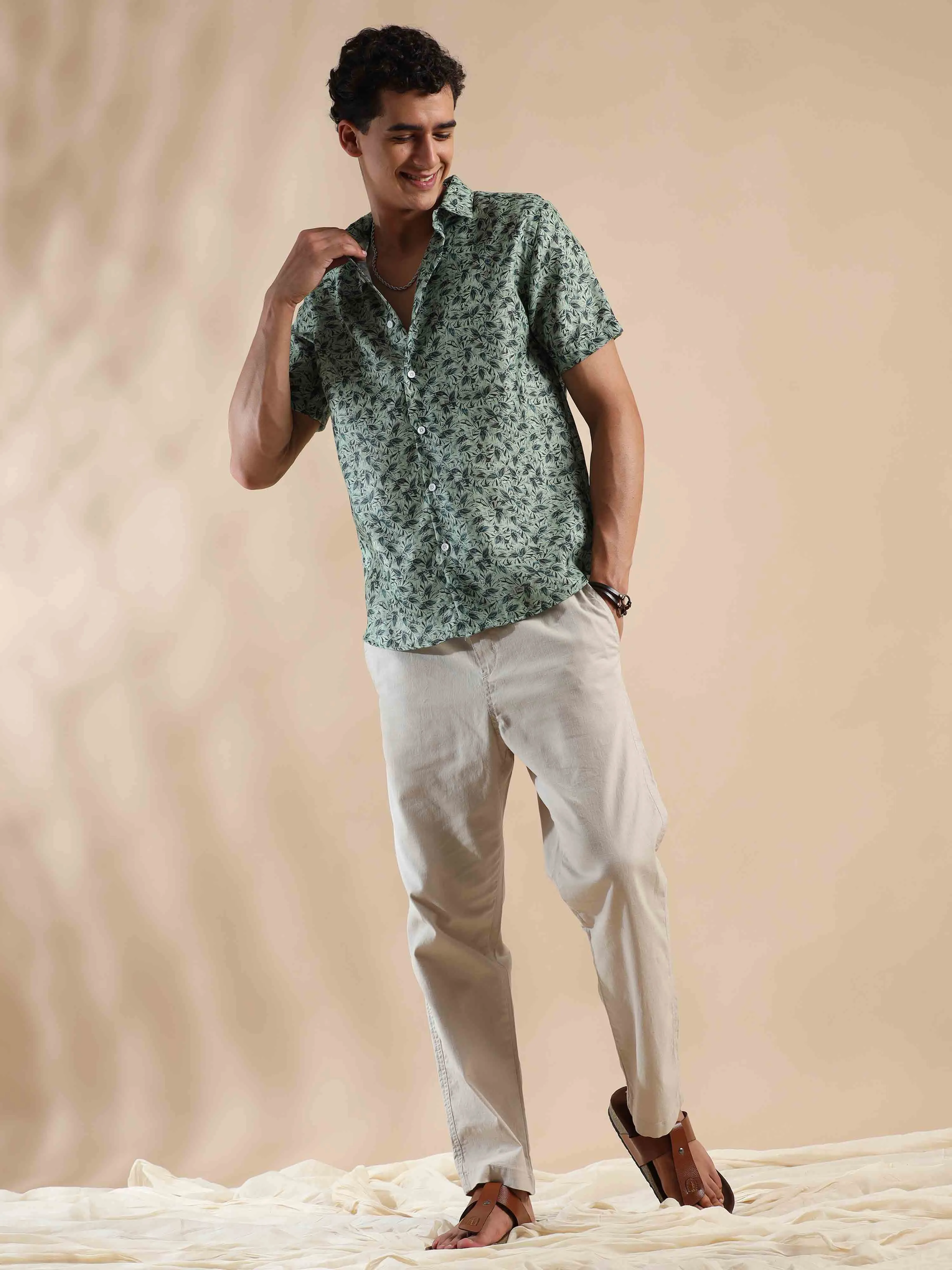 Misty Mountain Melody Cotton Shirt