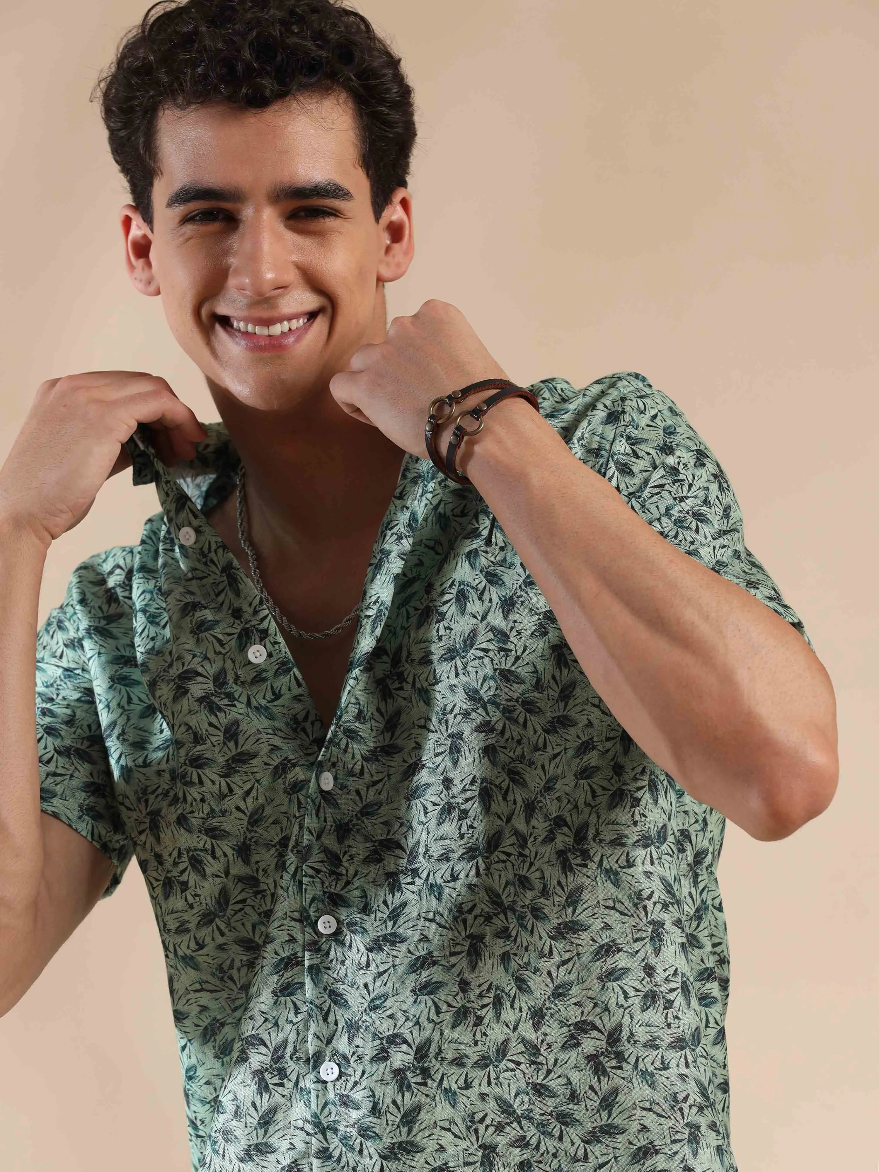 Misty Mountain Melody Cotton Shirt