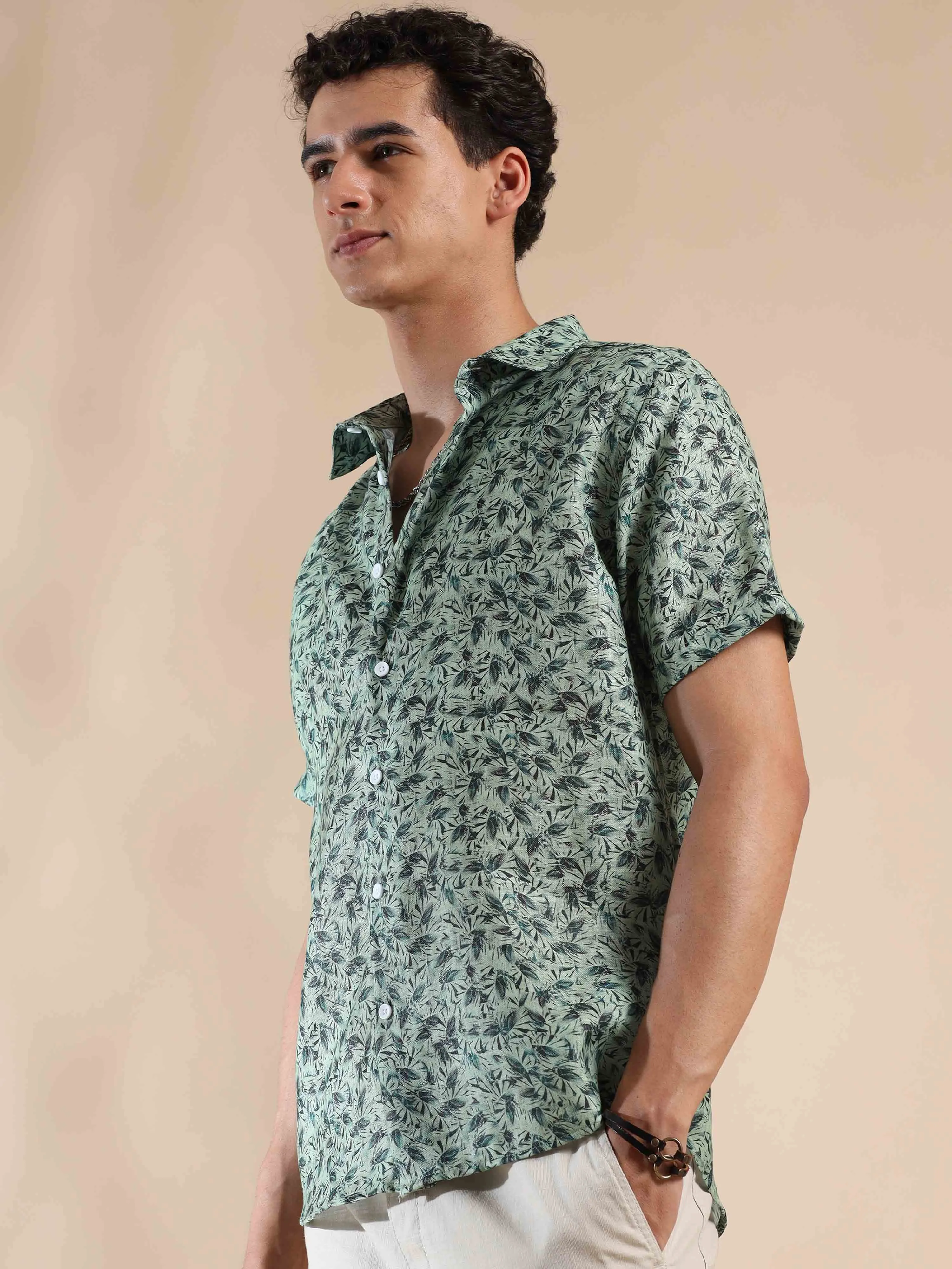 Misty Mountain Melody Cotton Shirt