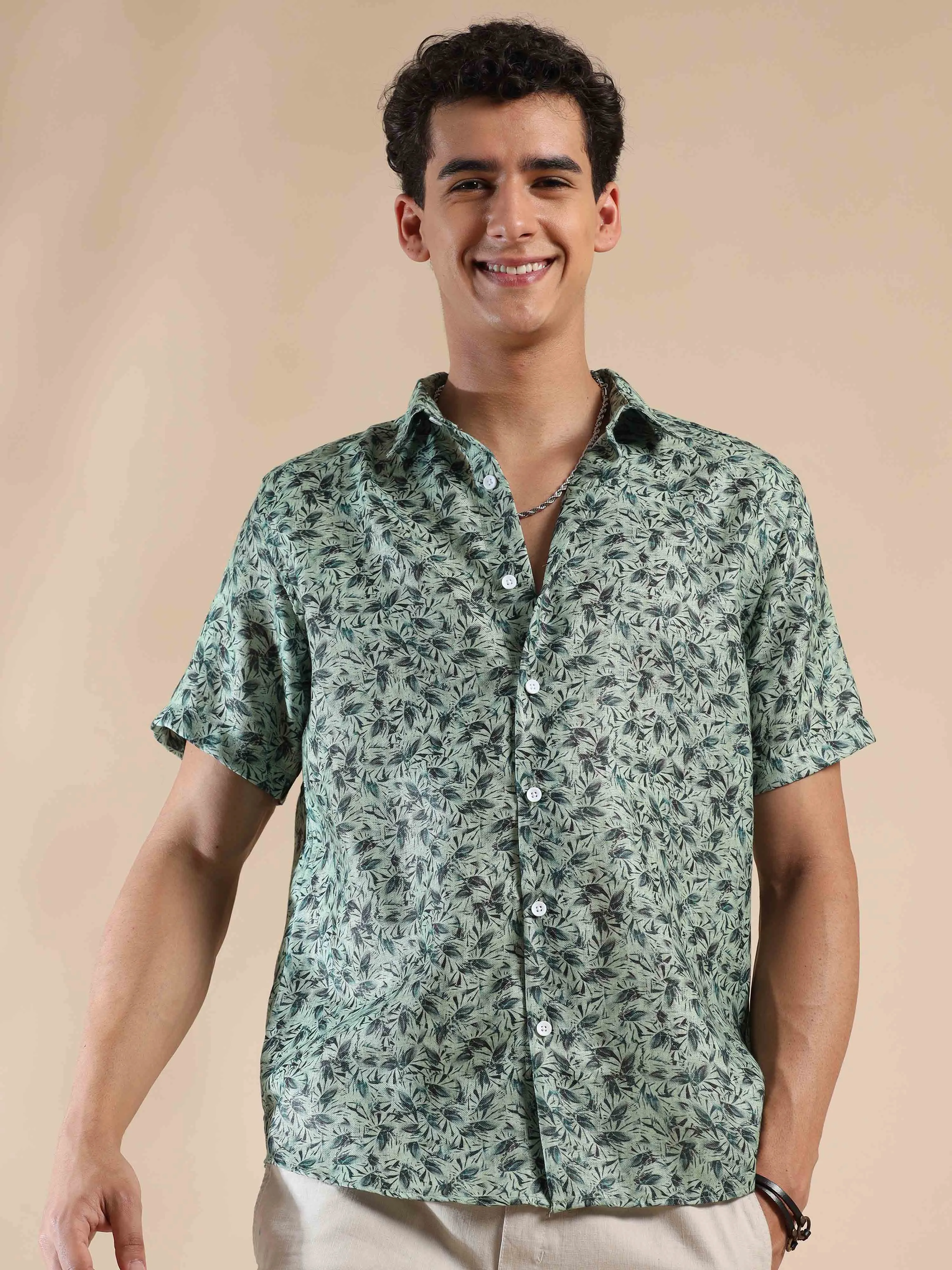 Misty Mountain Melody Cotton Shirt
