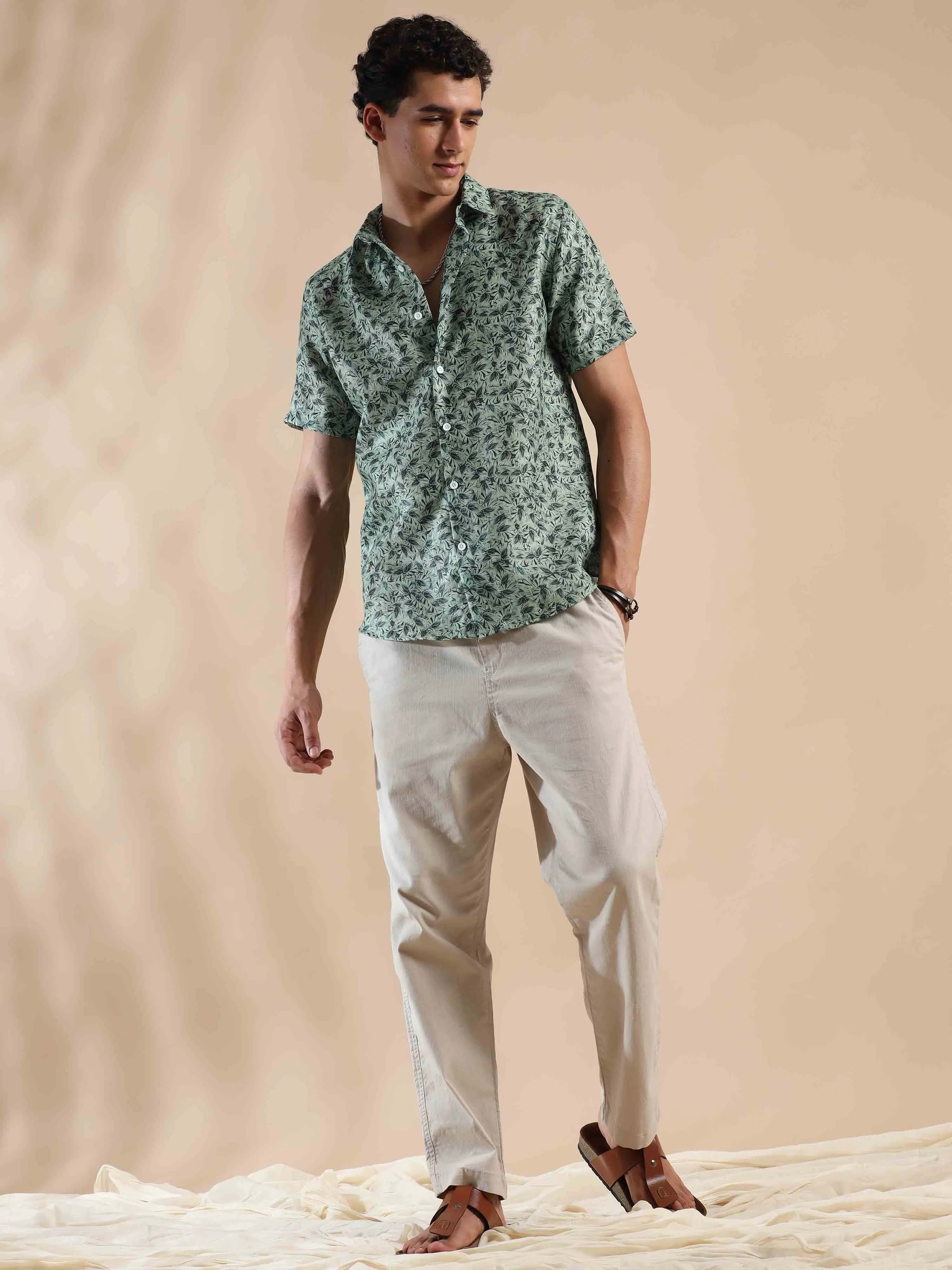 Misty Mountain Melody Cotton Shirt