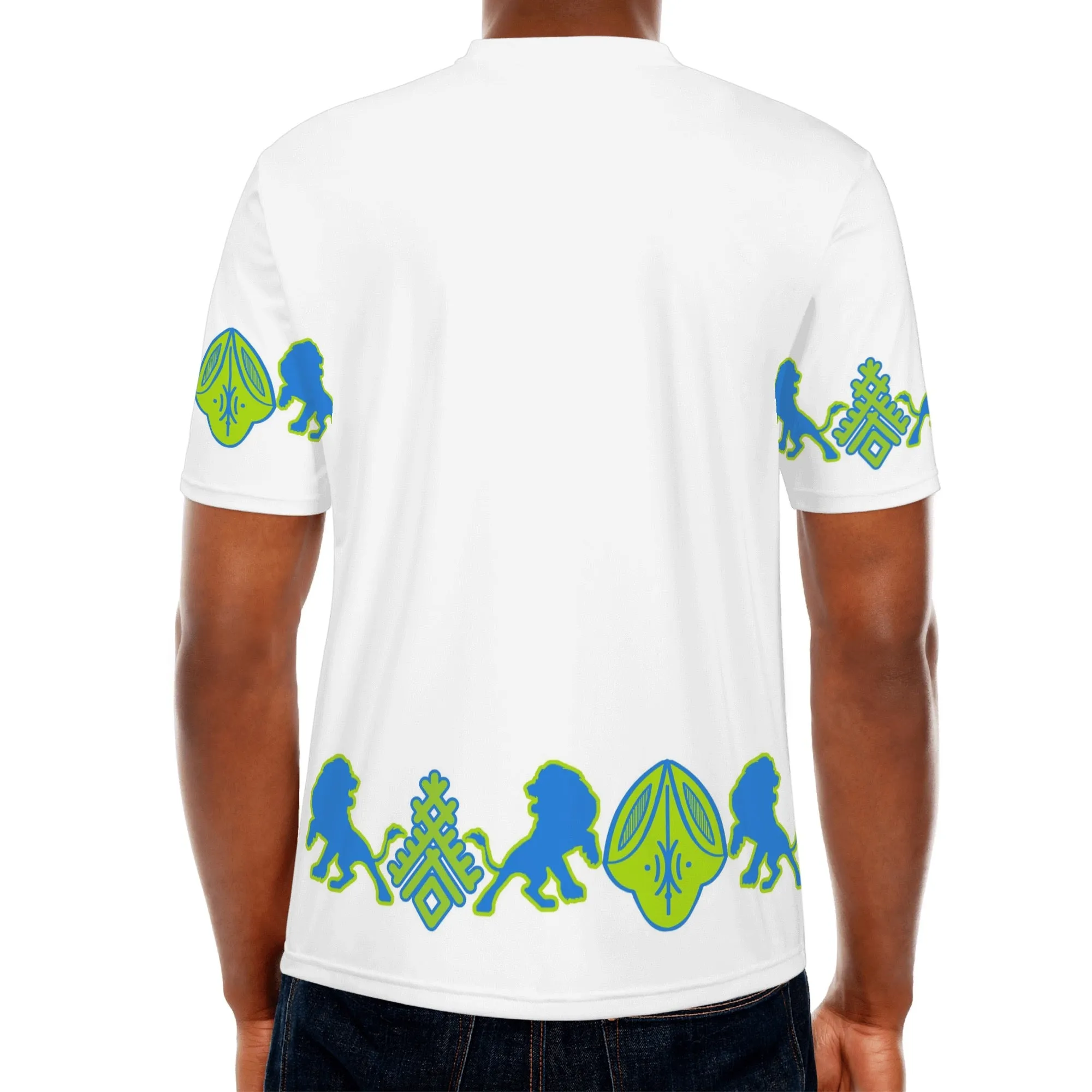 Moroccan Graphic Motifs All Over Print T-shirts