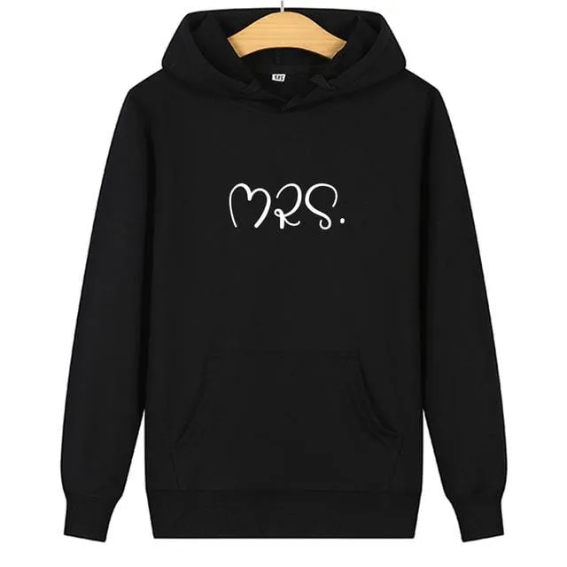 Mr and mrs matching hoodies