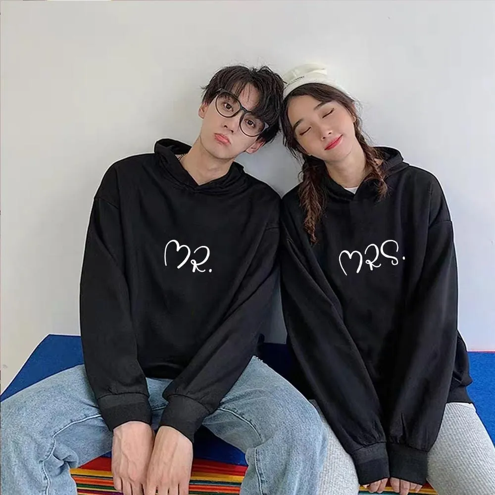 Mr and mrs matching hoodies