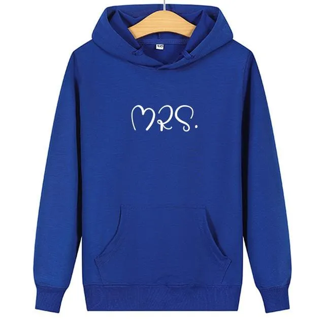 Mr and mrs matching hoodies