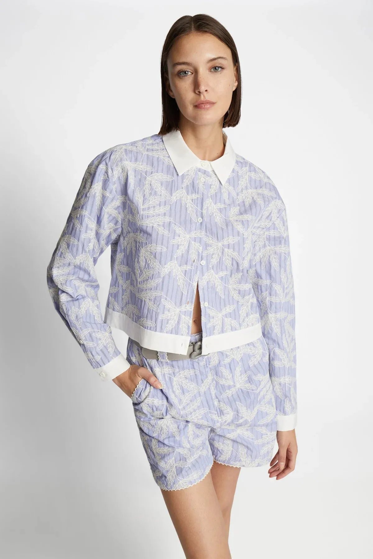 MUNTHE FUJA BLOUSE LIGHT BLUE