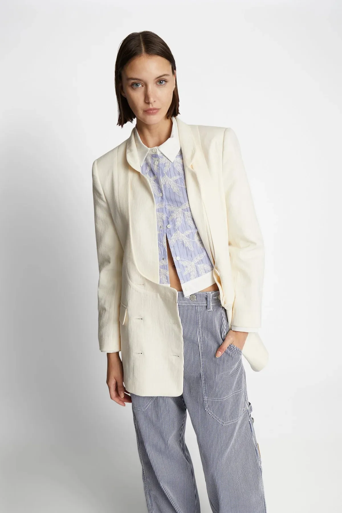 MUNTHE FUJA BLOUSE LIGHT BLUE