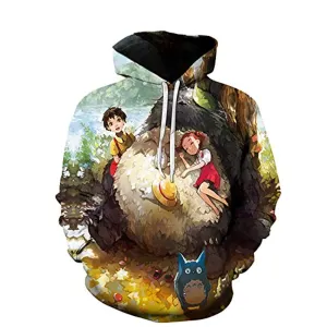 My Neighbor Totoro Hoodies - Unisex 3D Hooded Pullover Sweatshirt