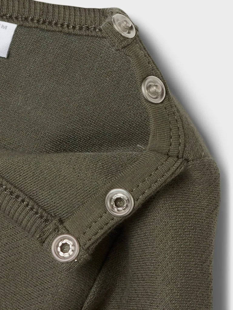 Nullo Long Sleeve O Neck-Tea Leaf