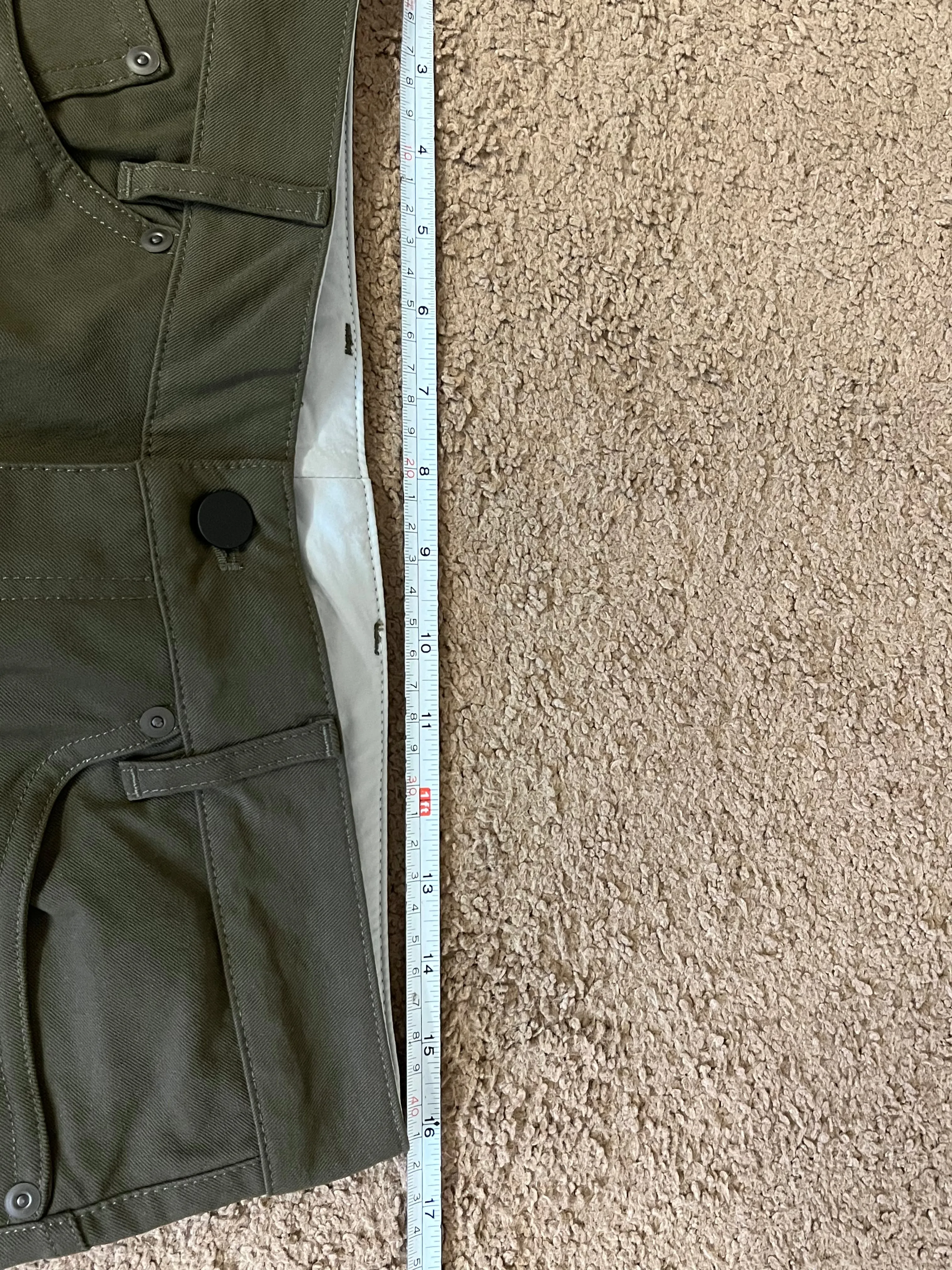 Outlier Bombwork - olive - 32 x 33