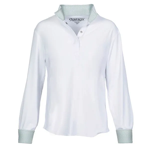 Ovation Child's Ellie Quarter Snap Show Shirt Long Sleeve