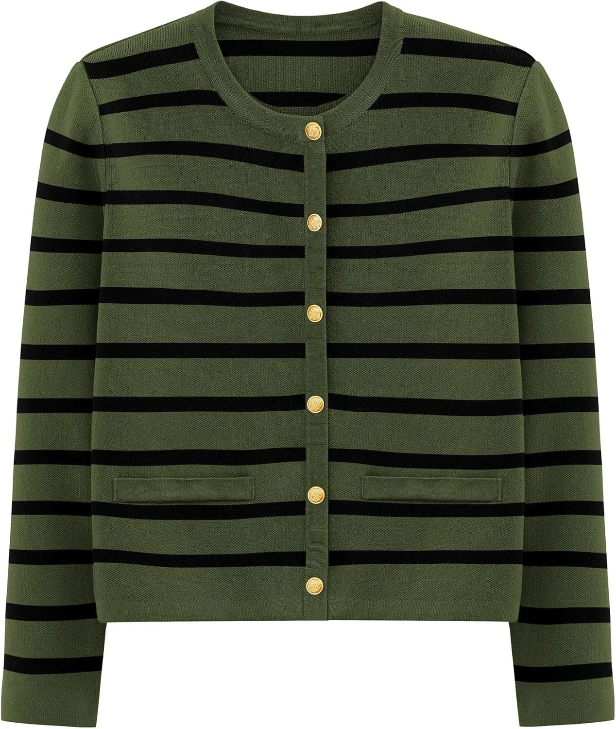 PRETTYGARDEN Women's Winter Cardigan Sweaters Button Down Open Front Long Sleeve Knit Cardigans Shirt Trendy Outerwear