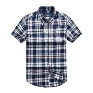 PRL Logo Embroidered Multi-Coloured Designed Short Sleeve Shirt