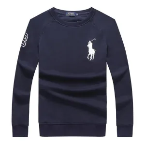 PRL Men's Lighter Weight Sweat Shirt - Navy Blue