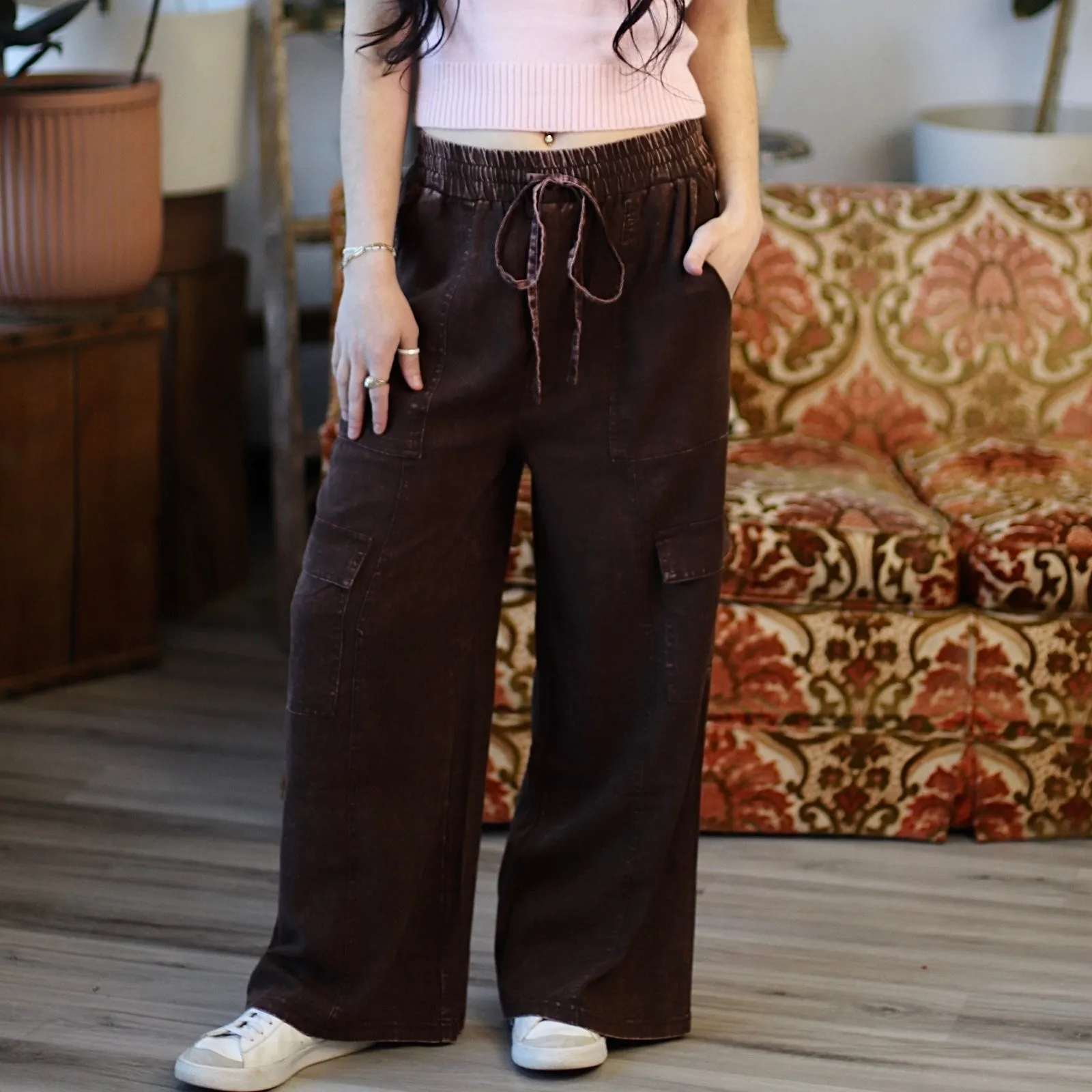 Ready to Run Cargo Pants in Brown