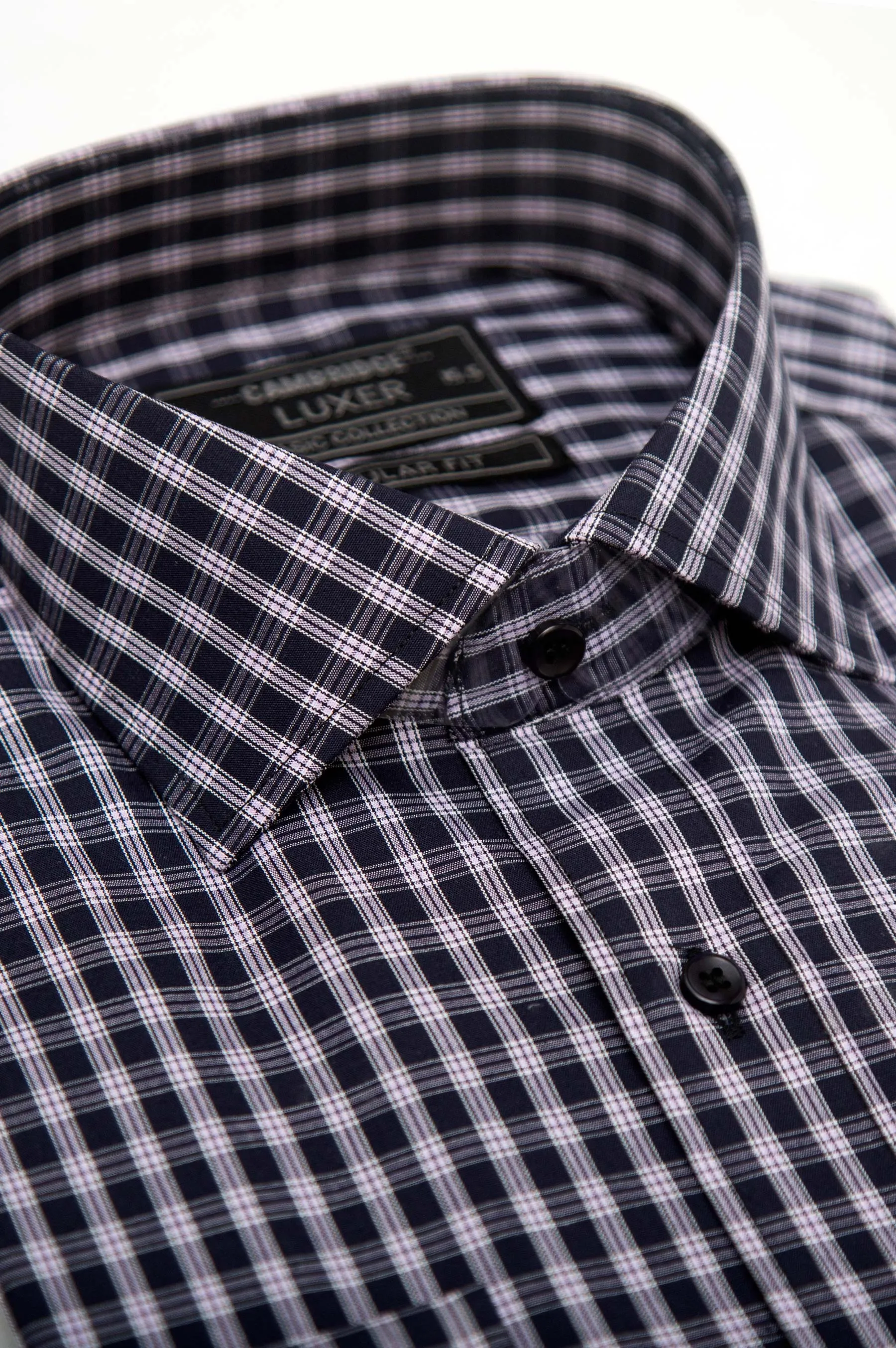 REGULAR FIT â€“ DRESS SHIRT â€“ COTTON BLEND - YARN DYED