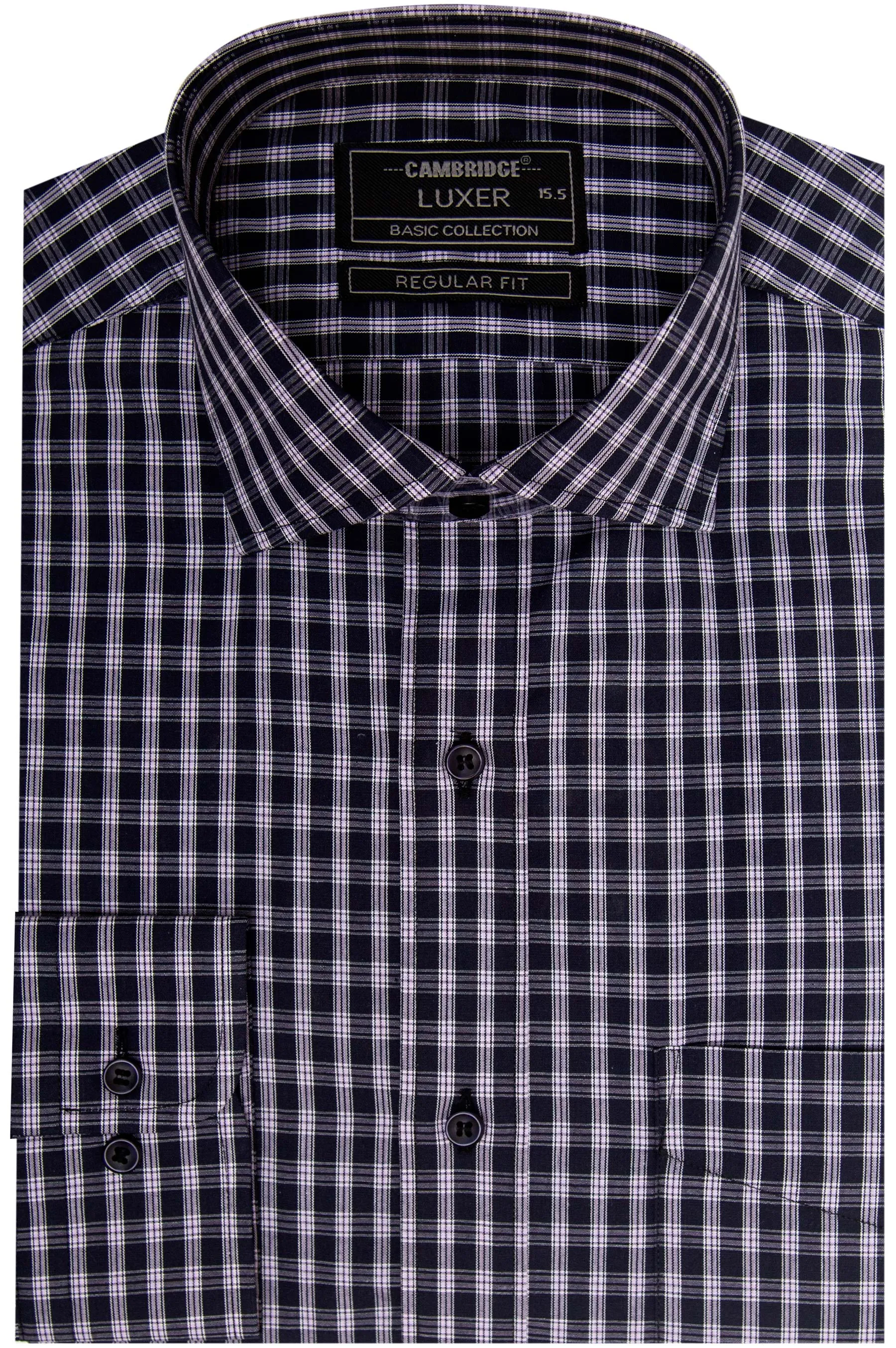 REGULAR FIT â€“ DRESS SHIRT â€“ COTTON BLEND - YARN DYED