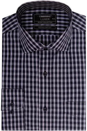 REGULAR FIT â€“ DRESS SHIRT â€“ COTTON BLEND - YARN DYED