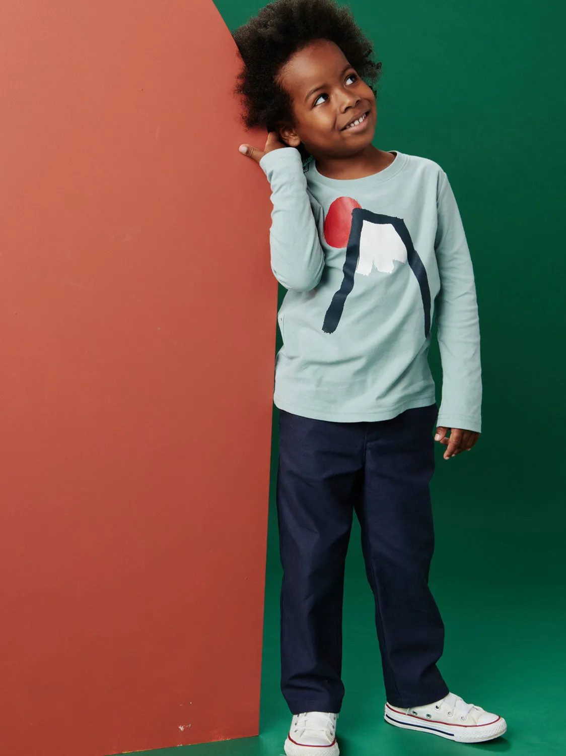 Relaxed Twill Pants - Indigo - FINAL SALE
