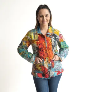 Reversible Quilted Coat by Orientique Australia - Billie Jean - 62713
