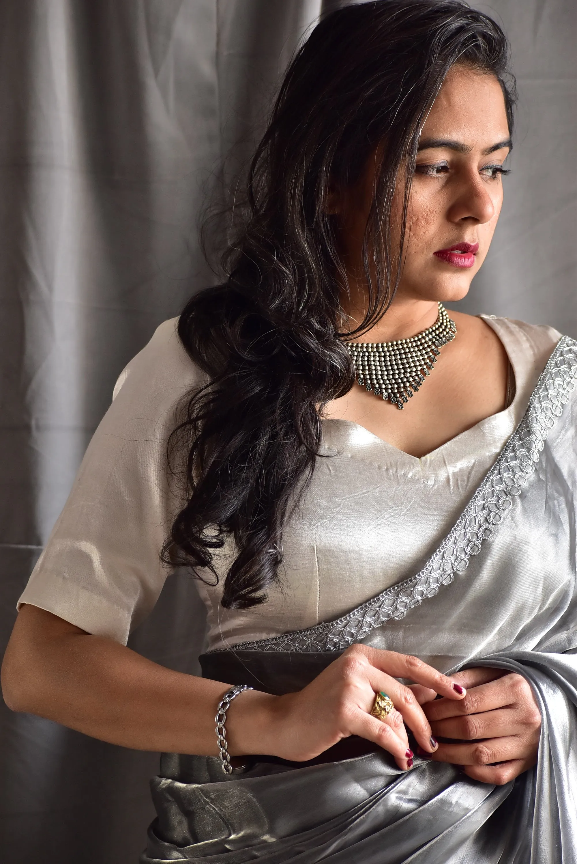 Riwayat - Mashru silk blouse