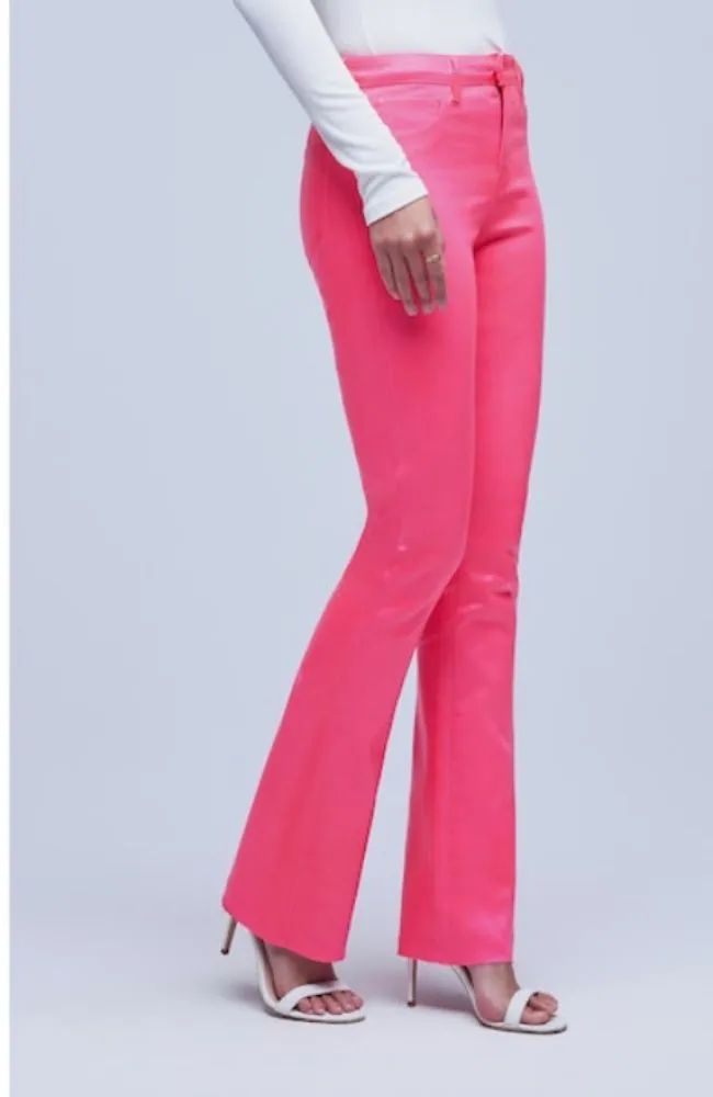 Ruth High Rise Straight Raw Hem Jean