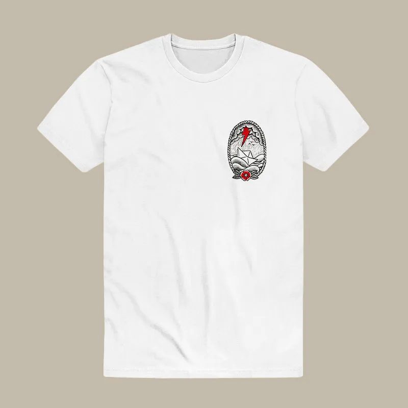Sailing In The Thunderstorm Printed Men's T-shirt