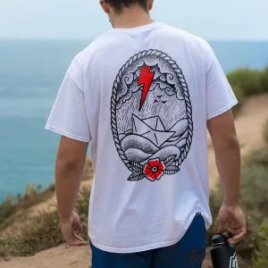 Sailing In The Thunderstorm Printed Men's T-shirt