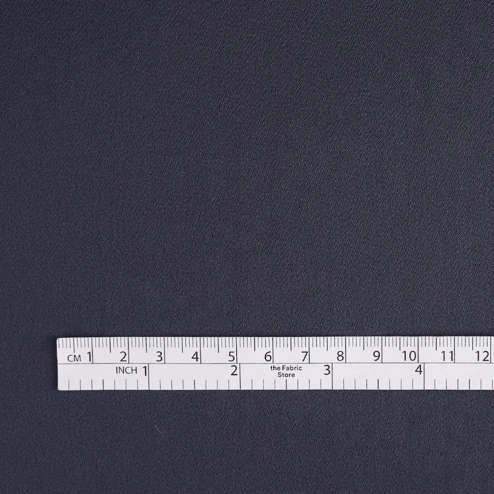 Satin Backed Crepe - Shadow (remnant)