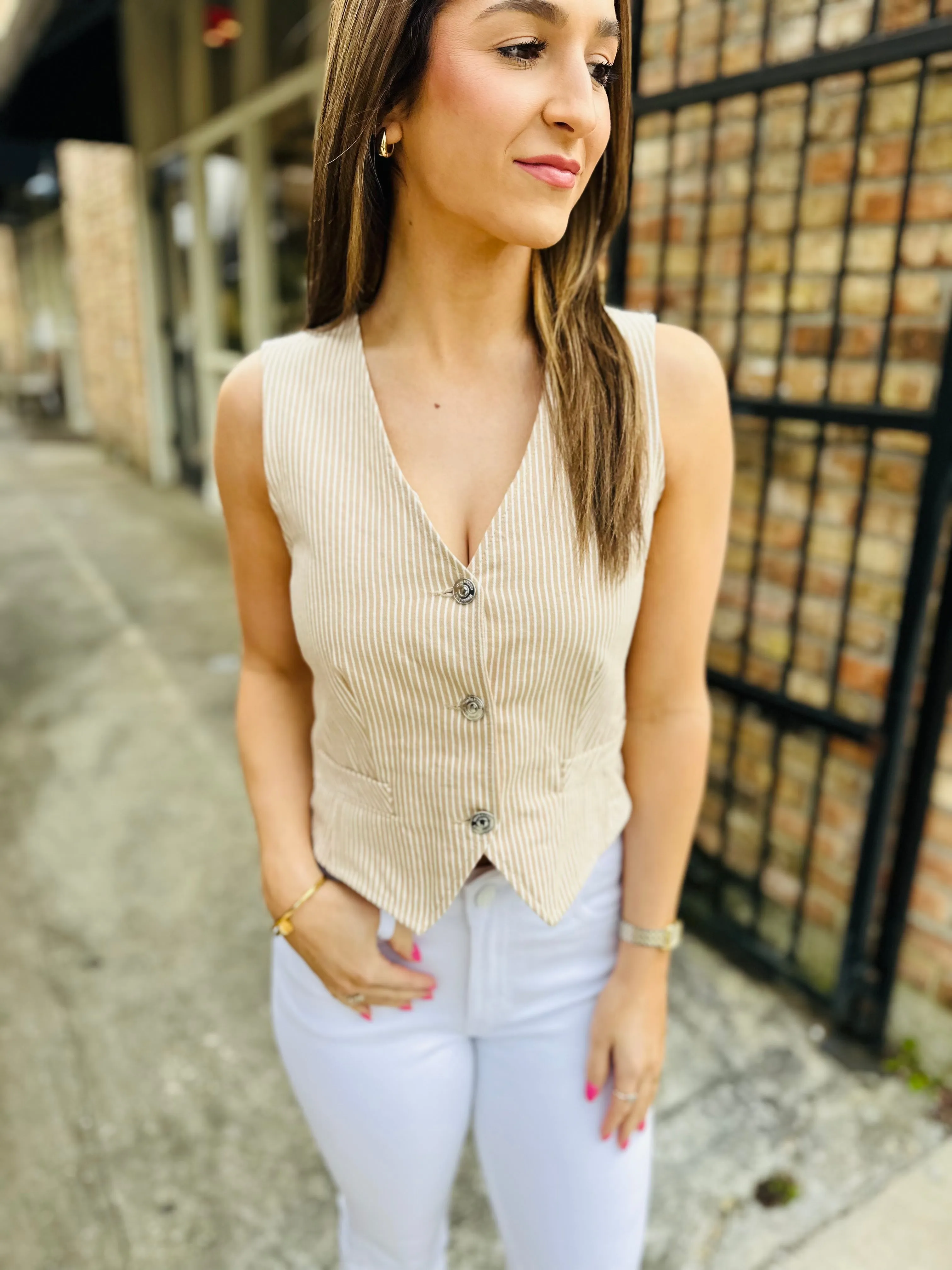 Selene Vest- Khaki