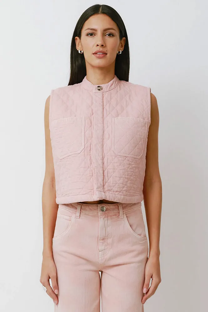 Seventy   Mochi Pablo Peony Pink Waistcoat