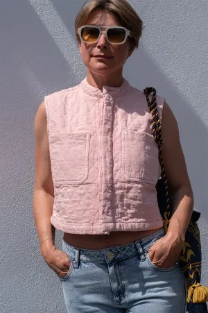 Seventy   Mochi Pablo Peony Pink Waistcoat