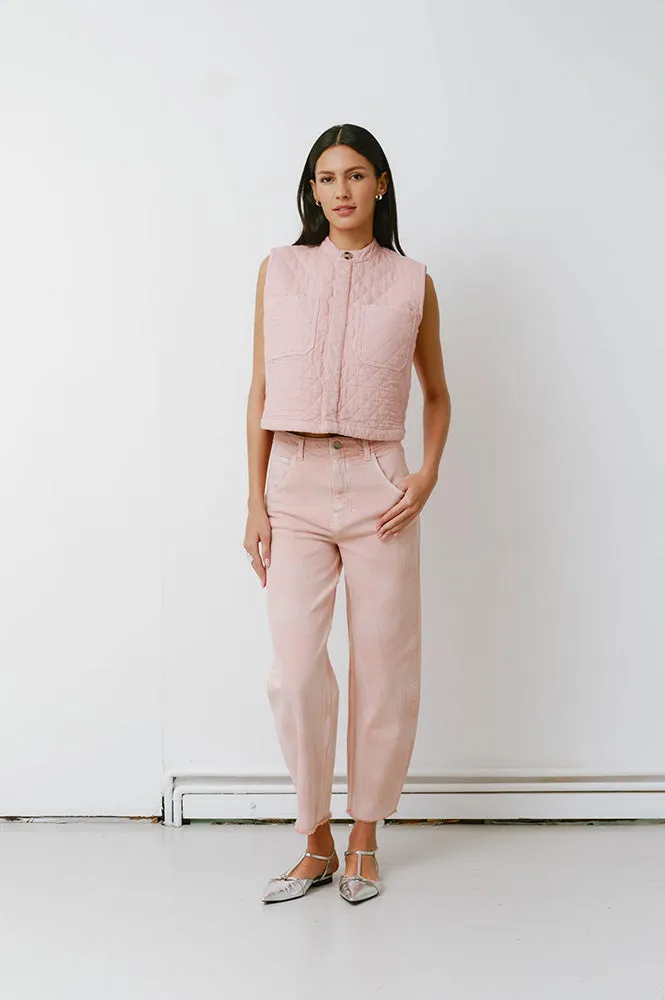 Seventy   Mochi Pablo Peony Pink Waistcoat