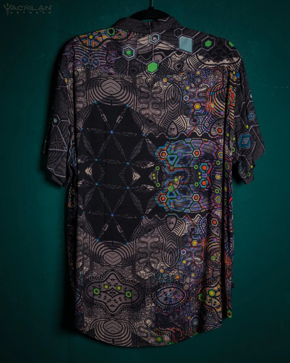 Shirt Men Half Sleeves / Viscose AOP - PSYGALAK
