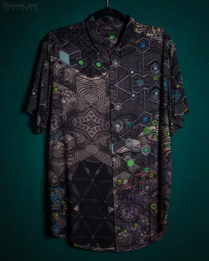 Shirt Men Half Sleeves / Viscose AOP - PSYGALAK