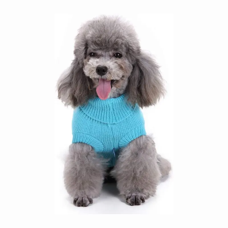 Small Dog Sweater, Warm Pet Sweater, Knitted Classic Dog Sweaters