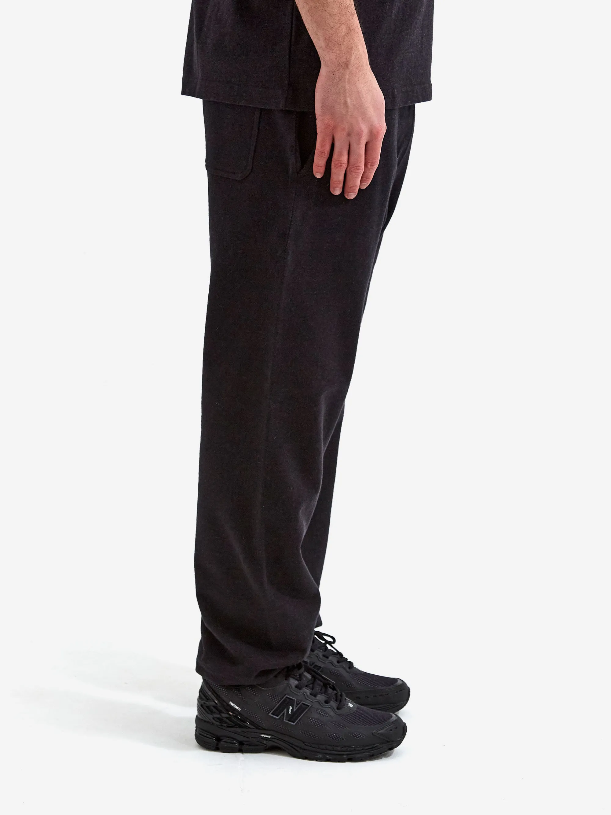 Snow Peak Recycled Cotton Sweat Pants - Black