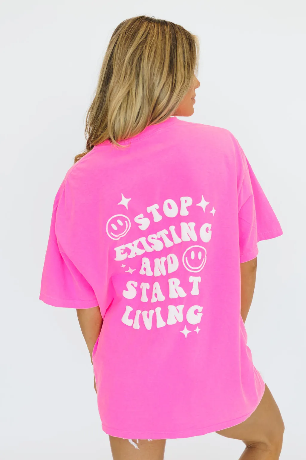 Stop Existing & Start Living Tee [S-3X]