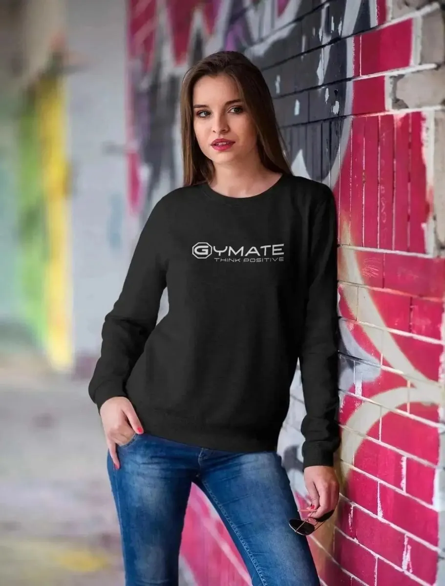 Sweatshirt For Teens Centre 'Think Positive' [colours]