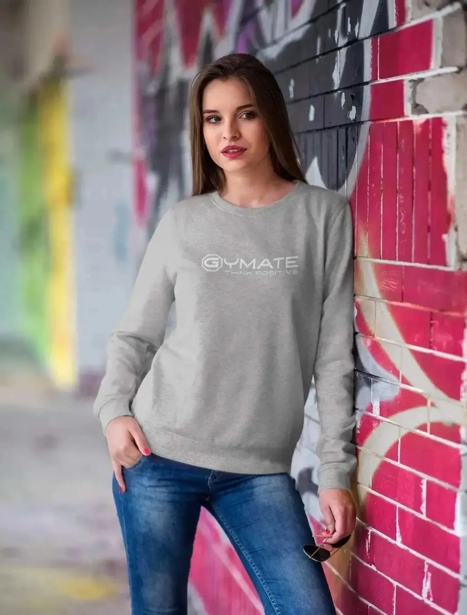 Sweatshirt For Teens Centre 'Think Positive' [colours]