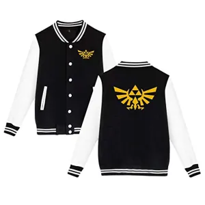 The Legend of Zelda Hoodie - Unisex Soft Baseball Uniform Jacket