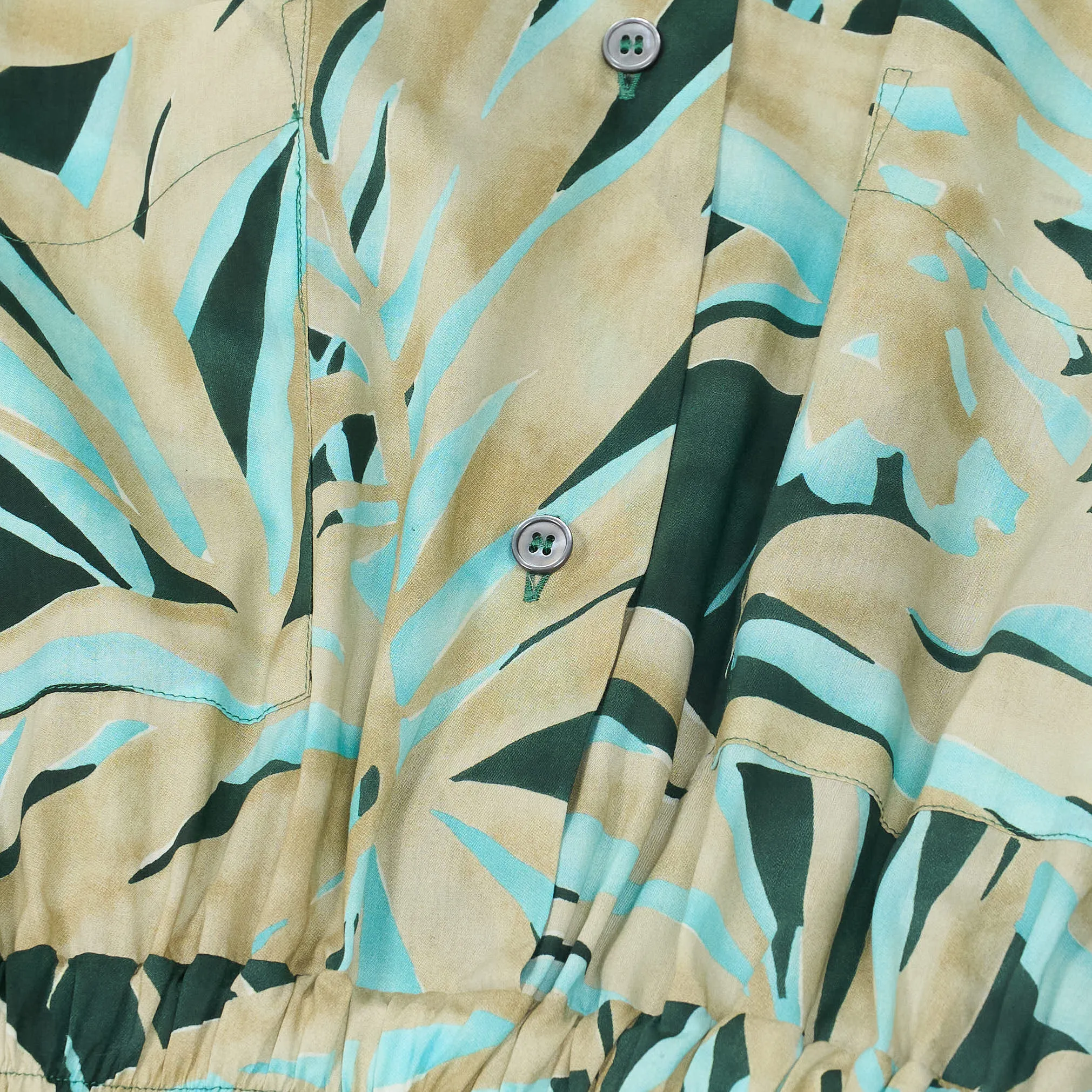 Tintoria Mattei Ladies Palm Tree Print Dress