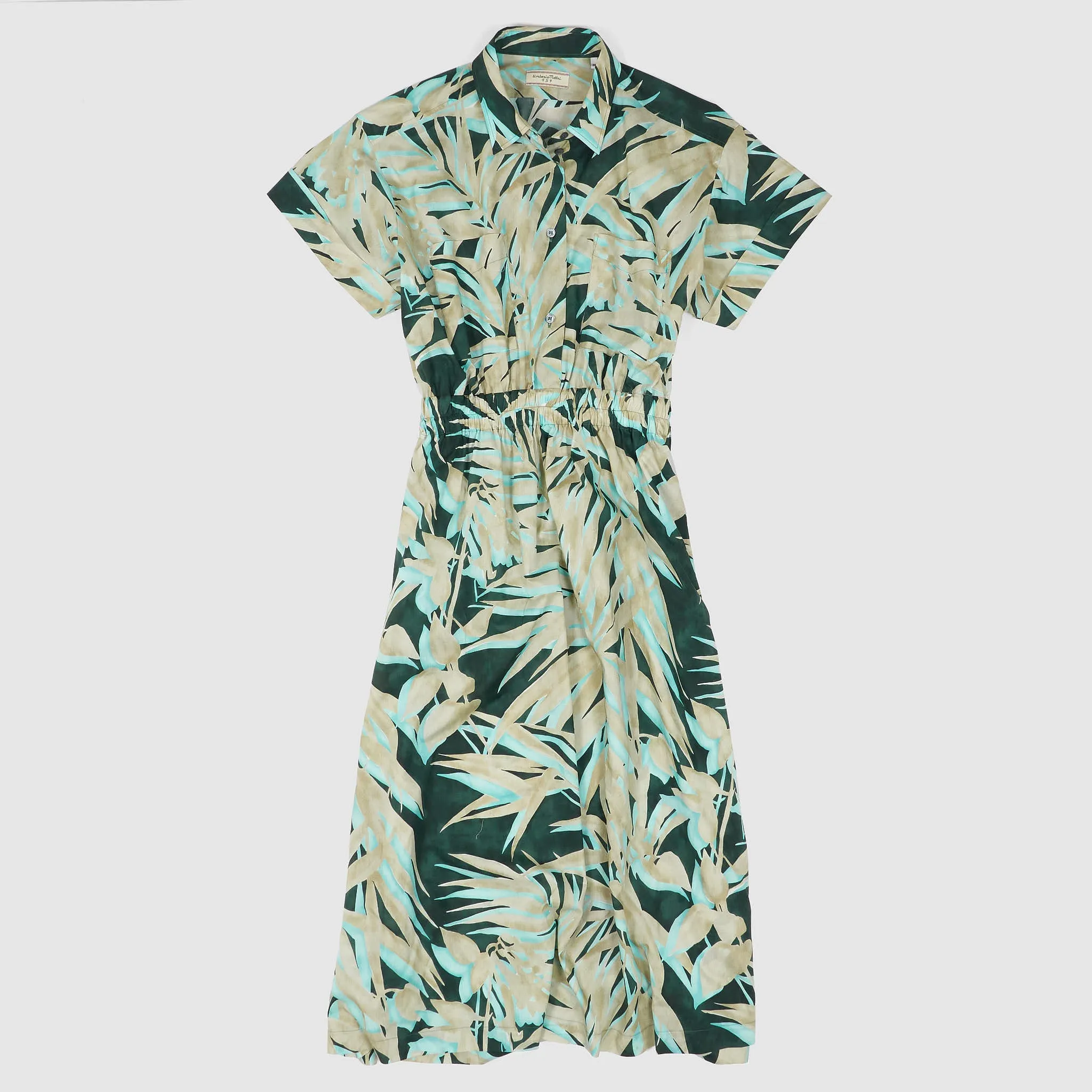 Tintoria Mattei Ladies Palm Tree Print Dress