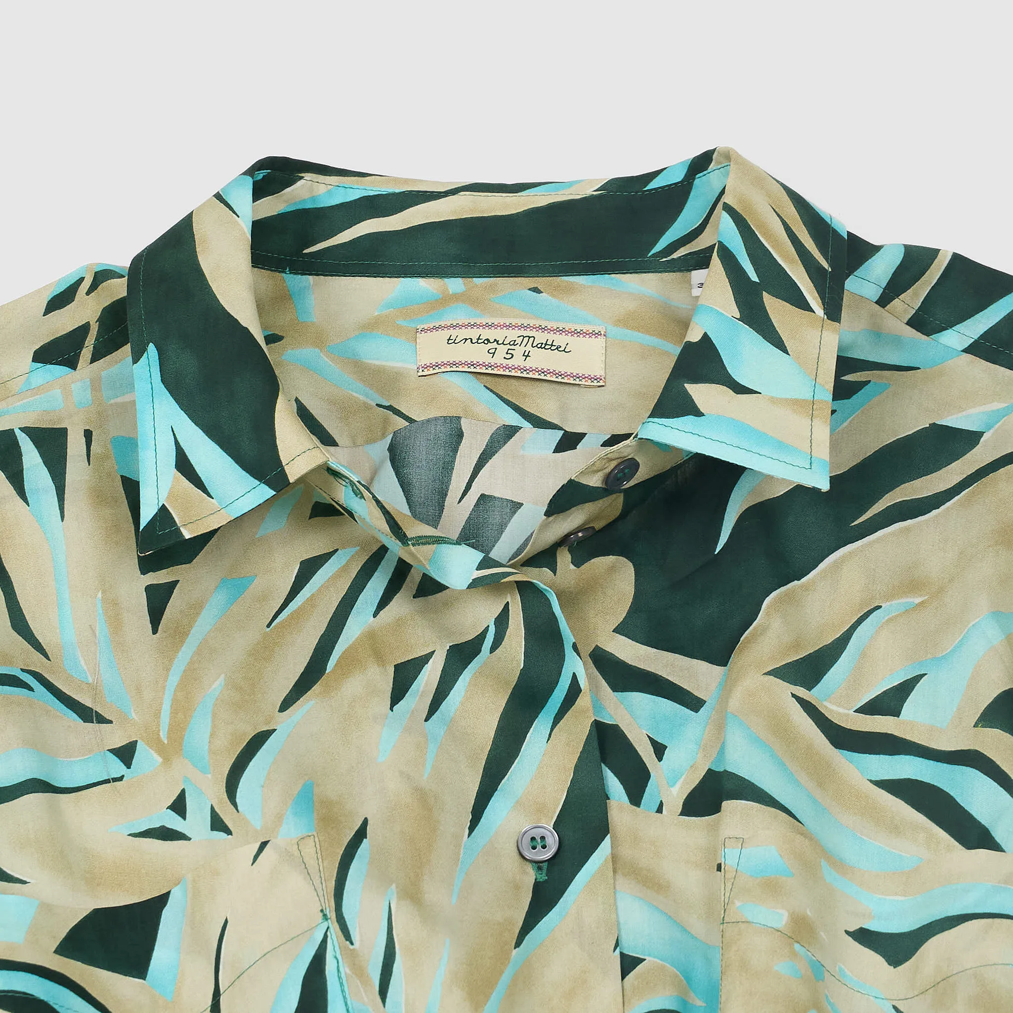 Tintoria Mattei Ladies Palm Tree Print Dress