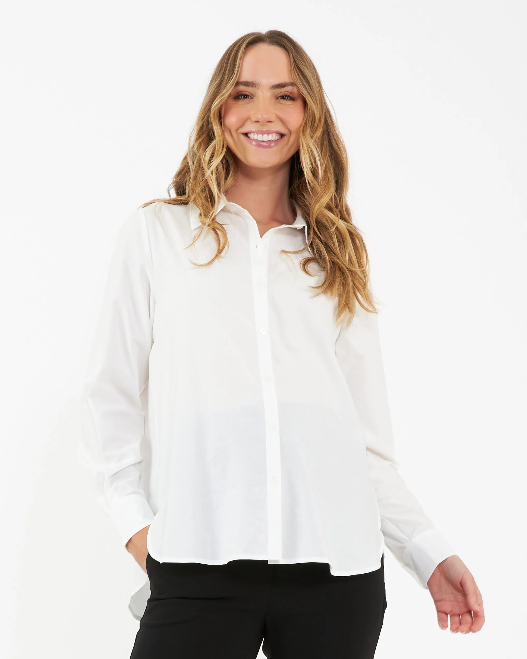 Tori Classic Shirt  White