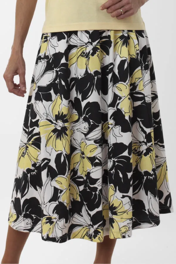 Two Panel Floral Skirt
